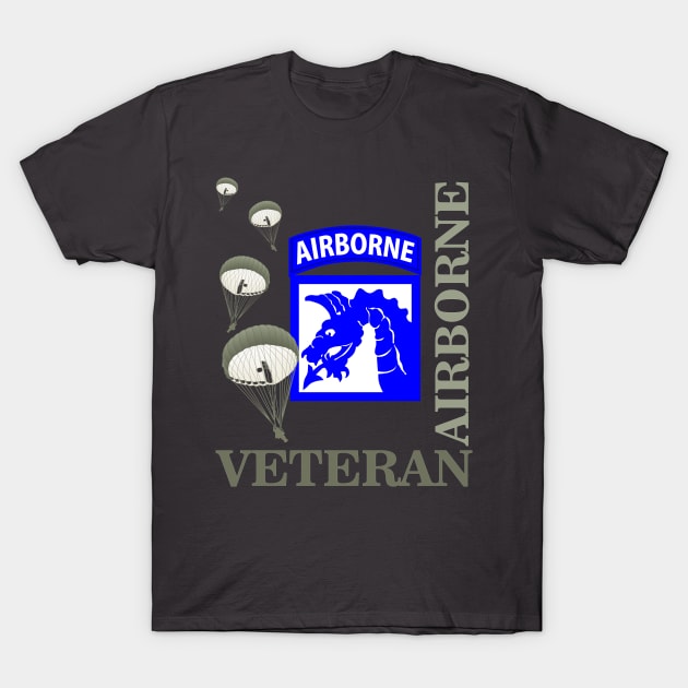 18th Airborne - Veteran T-Shirt by MilitaryVetShop